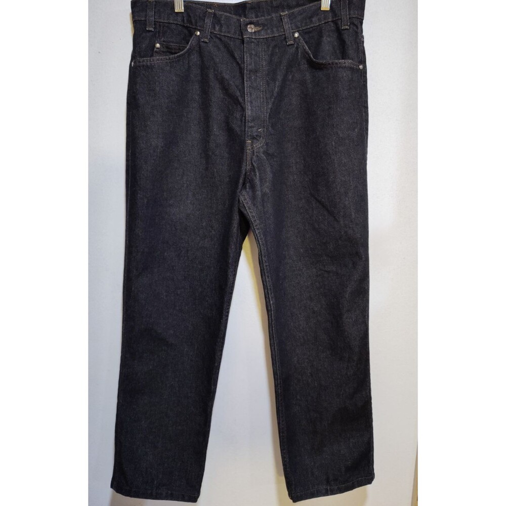 Levi Strauss 540 Men Black Jean Size 36 x 29 Vintage Made U.S.A 100% Cotton
